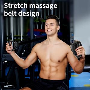 Herramienta de masajeador corporal más vendida, pistola de masaje de percusión con cinturón de vibración, masajeador corporal de mano con vibración eléctrica de músculo profundo - Product Image 3