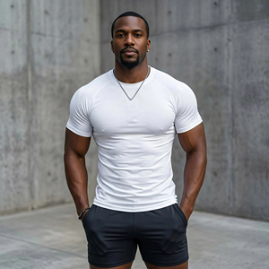 Custom Label Men's T Shirt Manufacturer Custom Sublimation Tees Crack Print with Custom Label Low MOQ Premium Summer Gym Shirt - Product Image 1