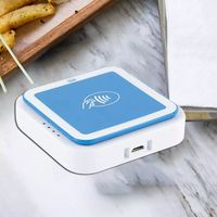 Machine MPOS Bluetooth 3 en 1 approuvée EMV PCI, mini lecteur de cartes NFC intelligent pour paiement mobile I9