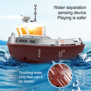 Jouet <span class=keywords><strong>bateau</strong></span> de sauvetage télécommandé Bemay Toy, mini <span class=keywords><strong>bateau</strong></span> télécommandé étanche pour piscine et baignoire - Product Image 6