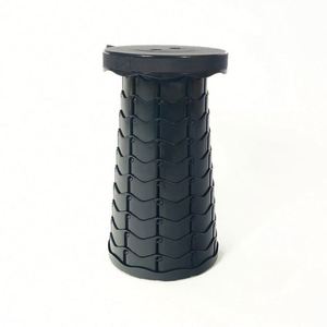 Siège de pêche portable léger et rétractable, tabouret d'extérieur en plastique pliable et télescopique - Product Image 2