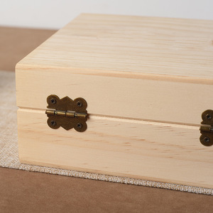 Boîte en bois rectangulaire multi-compartiments pour huiles essentielles, avec couvercle rabattable, organiseur de rangement pour bureau, thé, bijoux et articles ménagers - Product Image 3