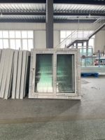 PVC Schiebefenster rahmen Doppels cheibe Kunststoff Ersatz fenster Vinyl glas PVC Horizontales Kunststoff fenster
