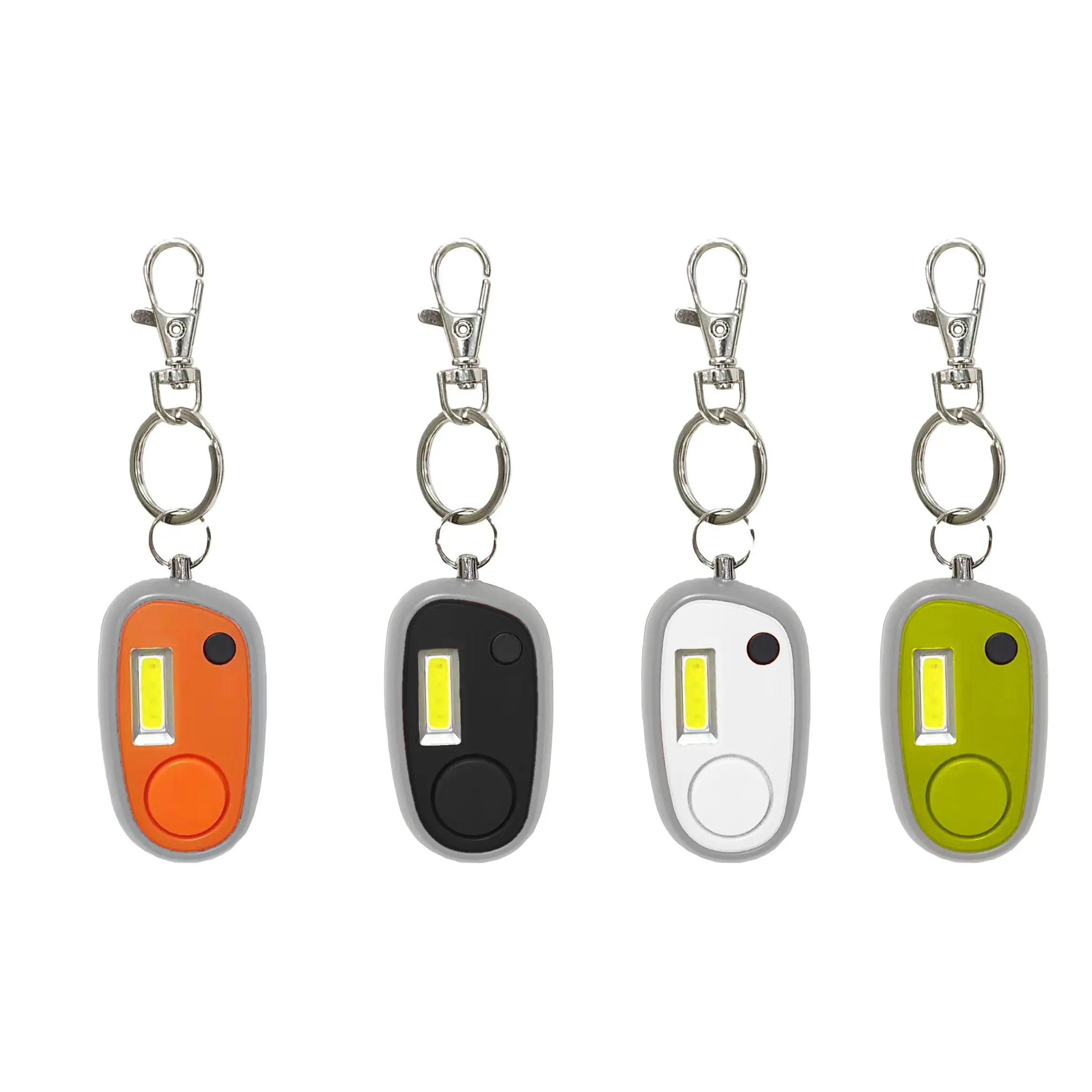 Battery Powered 150DB Self Defense Personal Emergency SOS Alarm Keychain Keyring With LED Light For Woman And Safety