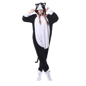 <span class=keywords><strong>Disfraz</strong></span> <span class=keywords><strong>de</strong></span> Halloween para Adultos, Pijama <span class=keywords><strong>de</strong></span> Gato <span class=keywords><strong>de</strong></span> Dibujos Animados, Cosplay, Poliéster Suave, Unisex - Product Image 4