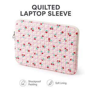 Housse pour ordinateur portable en polyester matelassé, imprimé floral vintage, étui pour tablette pour <span class=keywords><strong>iPad</strong></span> Air <span class=keywords><strong>Pro</strong></span> <span class=keywords><strong>11</strong></span> 13 <span class=keywords><strong>pouces</strong></span>, <span class=keywords><strong>pochette</strong></span> de protection pour Macbook - Product Image 1
