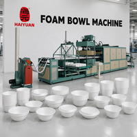 Machine à fabriquer des bols en mousse entièrement automatique avec PLC et écran tactile pour matériaux en mousse PS PP PET