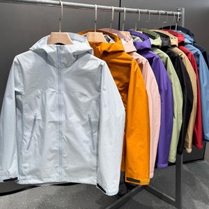 Chaqueta Cortavientos <span class=keywords><strong>Impermeable</strong></span> Ligera para <span class=keywords><strong>Hombre</strong></span> y Mujer, Ideal para Montaña, Running, Senderismo y Deportes, con Capucha - Product Image 1