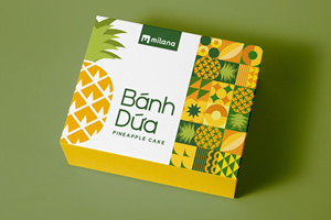 Vani Butter Pineapple Cake <b>Sweet</b> Fruity Halal 15 Pcs in 460g <b>Box</b> Cookies Biscotti An Thai Minh Vietnam Factory Export - Product Image 4