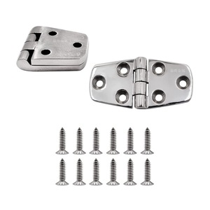 Stainless Steel Door Hinge Hy76 Marine Hardware For <b>Yacht</b> Deck And Rv Floor Replacement Repair - Product Image 2