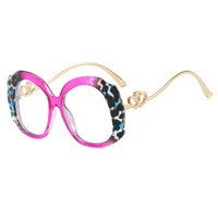 Lunettes Papillon Multicolores Anti-lumière Bleue Cœur Tendance Mode Femme Monture Complète Durable Confortable