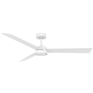 60 inch <b>3</b>-blade solid wood ceiling fan with remote control, silent DC motor, electric <b>pendant</b> <b>light</b> suitable for hotel, home - Product Image 1