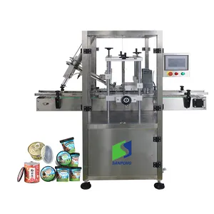 Full Automatic Plastic Can Lid Press Machine Nuts Packaging Capping Machine Snap Cap Capping Machine