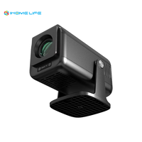 Projecteur intelligent IHOMELIFE ISMARTX14-V1 Android 13.0 1080P avec correction automatique de la distorsion trapézoïdale verticale, 500 lumens, haut-parleurs intégrés, 8 Go, double bande