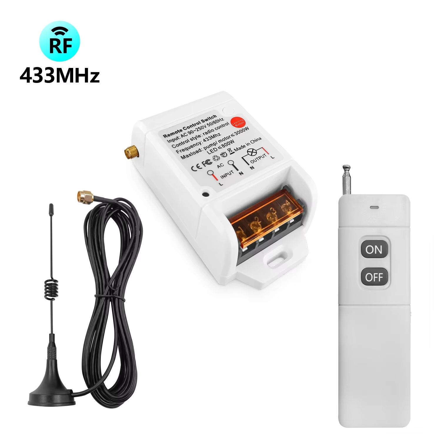 1 ตัวรับสัญญาณ 1 รีโมท