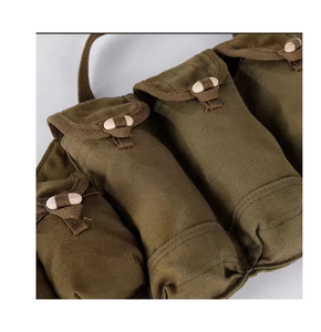 DFTV302 Gilet tactique robuste vert OD avec pochettes pour chargeurs et munitions, pour le tir, le camping, le combat, la chasse et les activités de plein air - Product Image 5