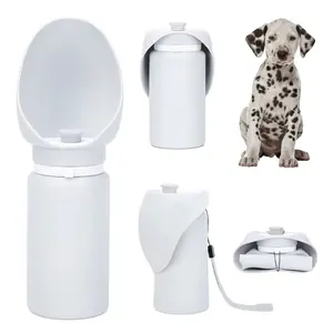 Best Verkopende Product Draagbare Puppy Pet Reizen Inklapbare Fles Water Zacht Siliconen Drinkfles 500Ml Voor Hond