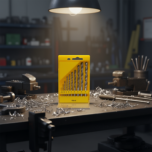 Juego de brocas HSS-G DIN 338 de 10 piezas para perforación de metal - Product Image 3