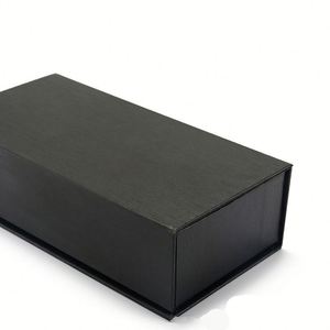 Étui à lunettes carré rigide surdimensionné noir personnalisé avec logo, grande taille, boîte d'emballage extérieure pour lunettes - Product Image 5