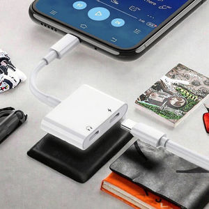 Adaptateur numérique audio 2 en 1 de type C vers 3,5 mm femelle pour téléphone portable, écouteurs et câble convertisseur de chargeur - Product Image 3