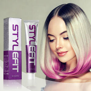 Commercio all'ingrosso produttori di OEM naturale permanente professionale donne tinture per capelli Color crema per salone di bellezza - Product Image 1