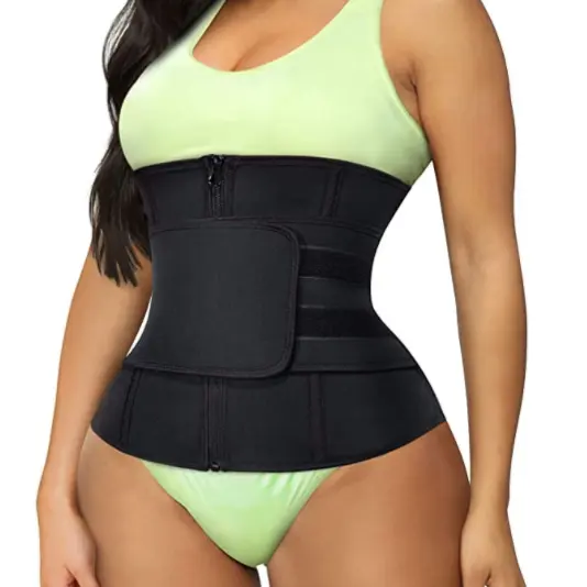 Shapewear ter ince kemer bayan büyük boy lateks korse bel eğitmenler bel Slimmer Sticker ile