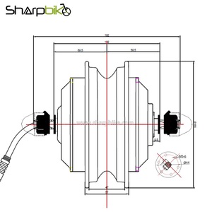 Brouette électrique de 14,5 pouces avec moteur à moyeu à engrenages, couple élevé de 120 Nm, moteur de brouette - Product Image 6