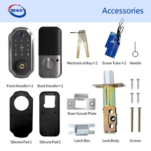 Điện tử kỹ thuật số thẻ thông minh tuya khóa cửa với bàn phím vân tay thông minh Keyless Chốt Cửa Khóa - Product Image 6