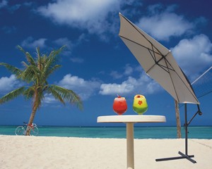 Parasol de haute qualité avec éclairage solaire LED, parasol de patio extérieur, grand format - Product Image 5