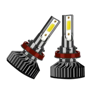 Xe hệ thống chiếu sáng 1900lm H1 H3 H7 9006 F2 đèn pha tự động LED cho xe xe máy