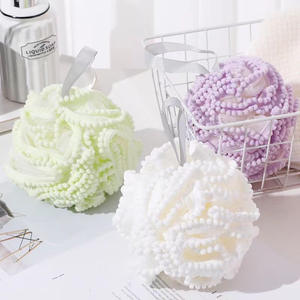 Nouvelle grande taille 60g boule de douche super doux anti-diffusion <span class=keywords><strong>bain</strong></span> <span class=keywords><strong>moussant</strong></span> filet dos frotter en gros - Product Image 2