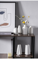 Vas keramik rumah kreatif modern, vas keramik mini, bunga kering, hiasan vas bunga dekoratif, vas keramik rumah kreatif modern gaya Eropa