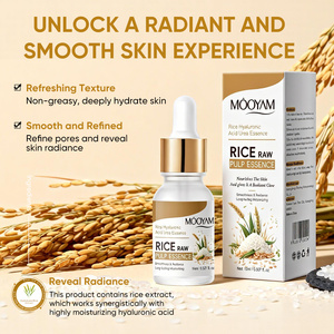 Sérum visage hydratant et anti-âge à l'essence de pulpe de riz naturelle pure, marque privée OEM. - Product Image 4