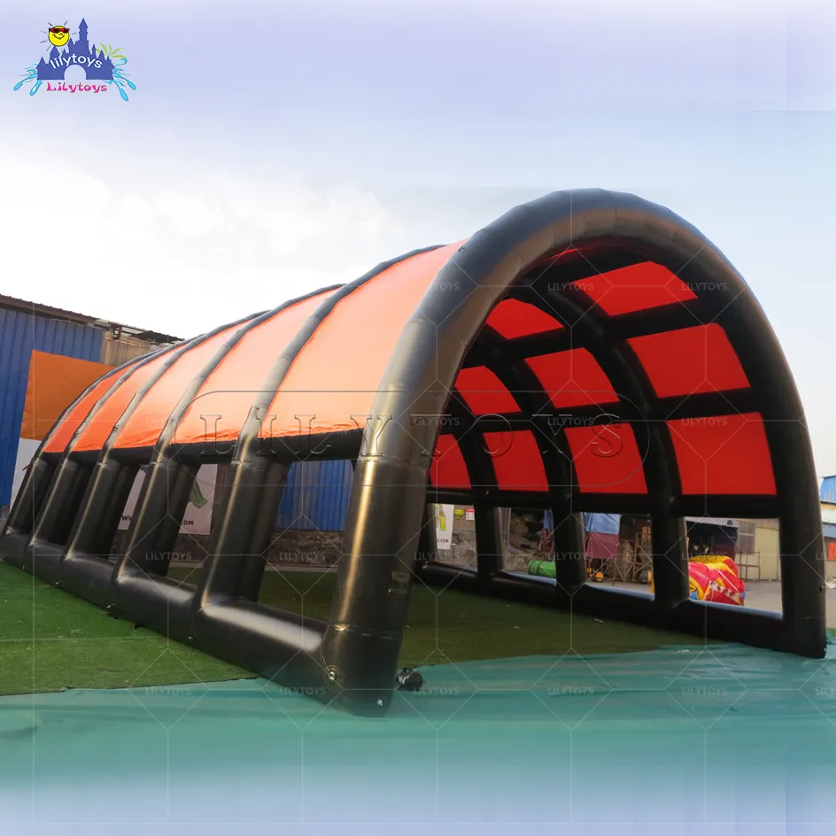 Waterproof 0.9mm Pvc Commercial Customized Giant Blow Up Tennis Court Warehouse Inflatable Tent For Event