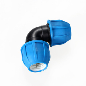 Conector de Codo de Conexión Rápida PE de 1 Pulgada, Junta de Plástico para Manguera de Jardín - Product Image 4