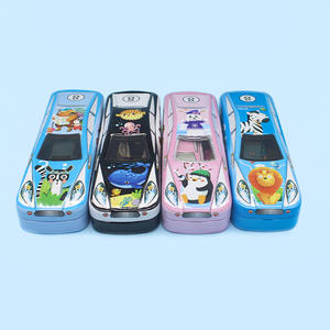 CHXN <span class=keywords><strong>Bo</strong></span>îte de papeterie mignonne pour petites voitures, <span class=keywords><strong>bo</strong></span>îte à stylos en fer de grande capacité, crayon créatif double couche de dessin animé pour l'école primaire - Product Image 6