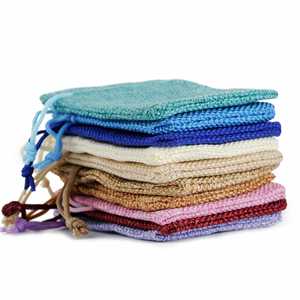 Wholesale Recyclable & Reusable Linen Jute <b>Drawstring</b> <b>Pouch</b> Bag Handmade Jewelry Christmas Gift Packaging - Product Image 6