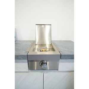 Gabinete <span class=keywords><strong>de</strong></span> Cocina Comercial para Exteriores <span class=keywords><strong>de</strong></span> Acero Inoxidable <span class=keywords><strong>de</strong></span> la Mejor Calidad, Impermeable, con Encimera Blanca - Product Image 6