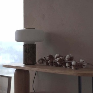 Desk Lamp Marble Base Touch Control LED <b>Light</b> Bedside Table Lamp For Bedroom Living Room Decor - Product Image 5