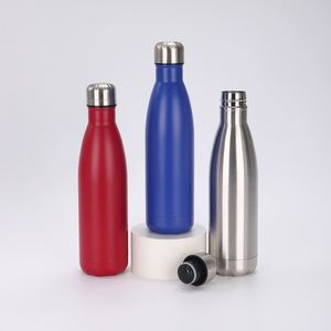 Botella de Agua Personalizada de Acero Inoxidable 304, de Grado Alimenticio, de Pared Simple, Boca Pequeña, con Clip Hermético, Logotipo OEM, para Camping - Product Image 1
