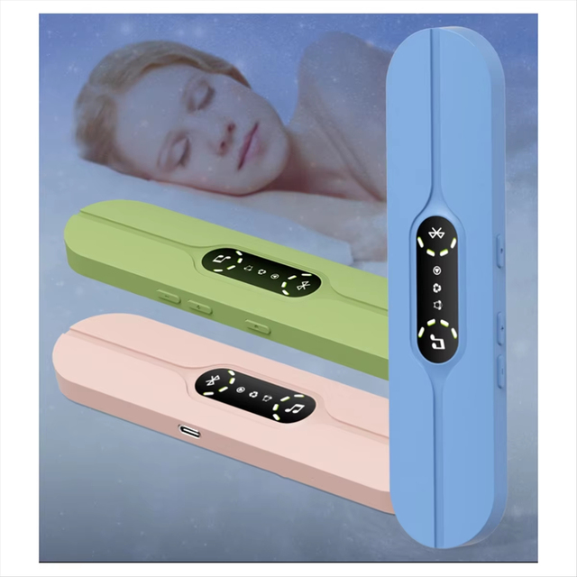 Bone Conduction Wireless Bluetooth Music Box Sleep Speaker LED Screen Sleeping Pillow Bluetooth Small Speaker Pink