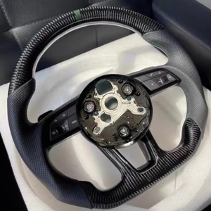 Volante de cuero personalizado para Audi A4 A3 A5 A6 B6 RS7 SQ8 RS6 C8 RS3 SQ5 Q3 R8 Q7 Q8 A8 <span class=keywords><strong>A1</strong></span> RS5 A7 - Product Image 6