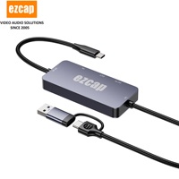 Mobiler Live-Streaming-Capture-Card Ezcap377 4K HDMI zu USB-C Video-Grabber mit PD-Ladefunktion für iPad iPhone Android TikTok