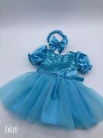 Vêtements pour poupées américaines de 18 pouces, robe à bretelles automne-hiver pour poupée fille