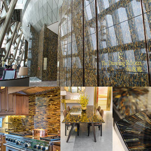 หินอัญมณีสีฟ้าธรรมชาติอื่นๆสำหรับตกแต่งผนังหิน<span class=keywords><strong>ตา</strong></span>เสือ - Product Image 6