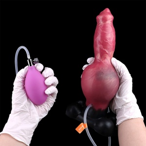 Yocy-284 Squirt Inflatable Dog Knot Penis Ejaculation Dildo Fantasy German Shepherd G-Spot Orgasm Animal Penis Sex Toy Wholesale - Product Image 5