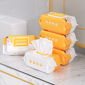 环保婴儿棉布软香一次性干湿毛巾有机定制清洁湿巾价格 - Product Image 1