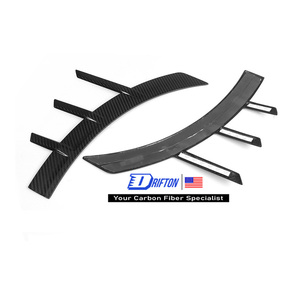 Embellecedor de guardabarros delantero de fibra de carbono seco estilo MP para BMW M2 G87 Side Spats - Product Image 1