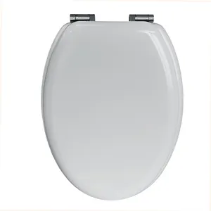 SANIPRO Customized 3D MDF Soft Close Hinges Toilet Seat Cover Bathroom Wooden Seat Toilet Lid