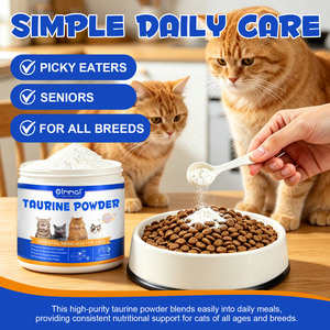 Oimmal Taurina in Polvere ad Alta Purezza <span class=keywords><strong>per</strong></span> <span class=keywords><strong>Gatti</strong></span>, Integratore Essenziale di Aminoacidi <span class=keywords><strong>per</strong></span> Animali Domestici, Supporto Cardiaco <span class=keywords><strong>per</strong></span> Tutti i <span class=keywords><strong>Gatti</strong></span> - Product Image 3